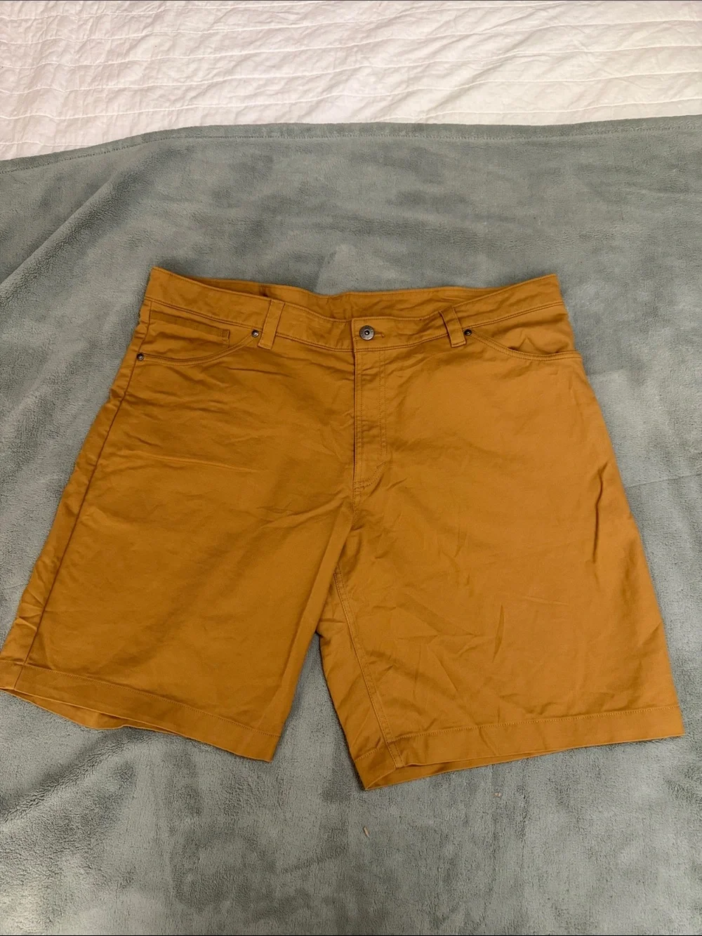 The North Face Men's Chino Shorts in Warm Mustard